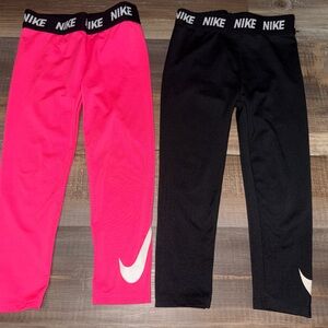 Nike Kids Leggings in Pink and Black